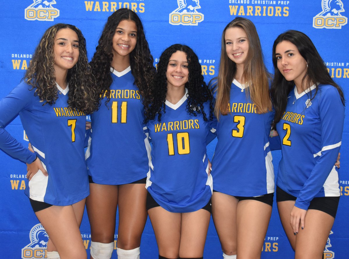 OCPAthletics's tweet photo. THANK YOU #FabFive for leading an amazing, memorable and HISTORIC season for #OCPVolleyball! #HistoryMakers #ForeverWarriors #SeasonofTruth https://t.co/rY8oyJ5AvD