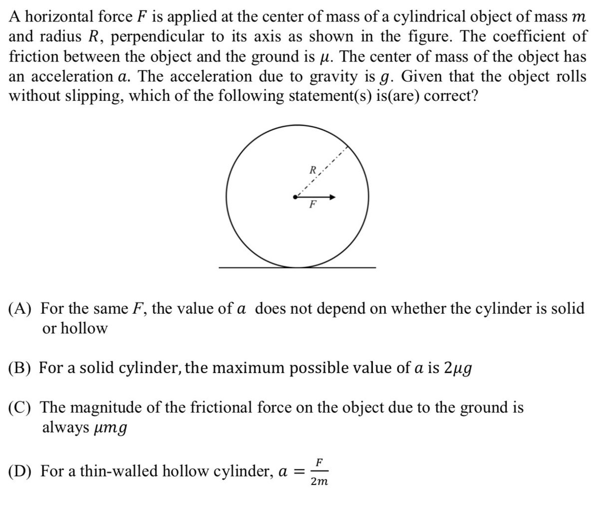 2021 JEE Advanced problem