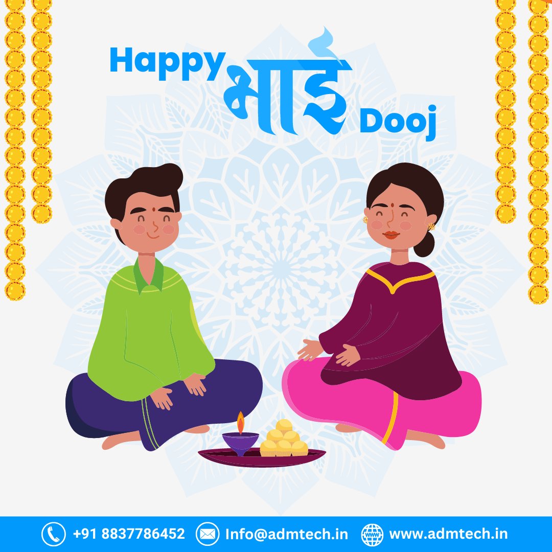 admtechdigitals's tweet photo. Wishing you a very Happy Bhai Dooj

#bhaidooj #bhaidooj2022 #Celebrations #Tilak #HappyBirthday https://t.co/jxEjQvpVVG