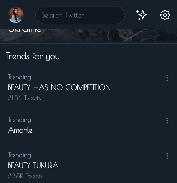 BEAUTY HAS NO COMPETITION
BEAUTY TUKURA