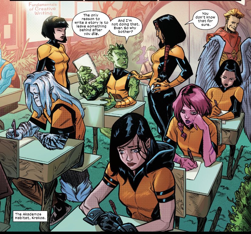 gothmutant's tweet image. anole has been in highschool for 20 years