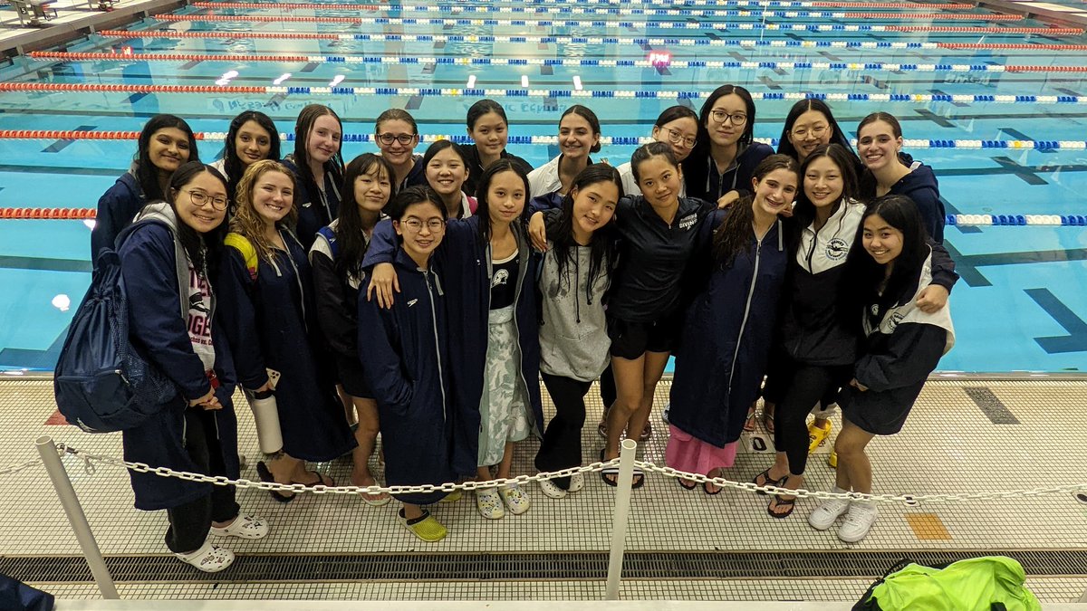 PobSwimDive's tweet photo. We finished 4th at Divisions!!! Pictures are the girls after the meet and our TWO All Division relays!!

Counties next week 🤩🦅🤩🦅 https://t.co/xkjd36K0eQ