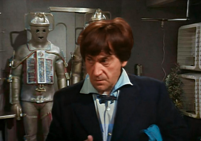ChallingerAron's tweet photo. What if 60's Doctor Who had been filmed in colour?  The Wheel in Space.  #doctorwho #doctorwhoincolour #cybermen #wheelinspace #drwho #cybermats https://t.co/vgI1pQqIv8