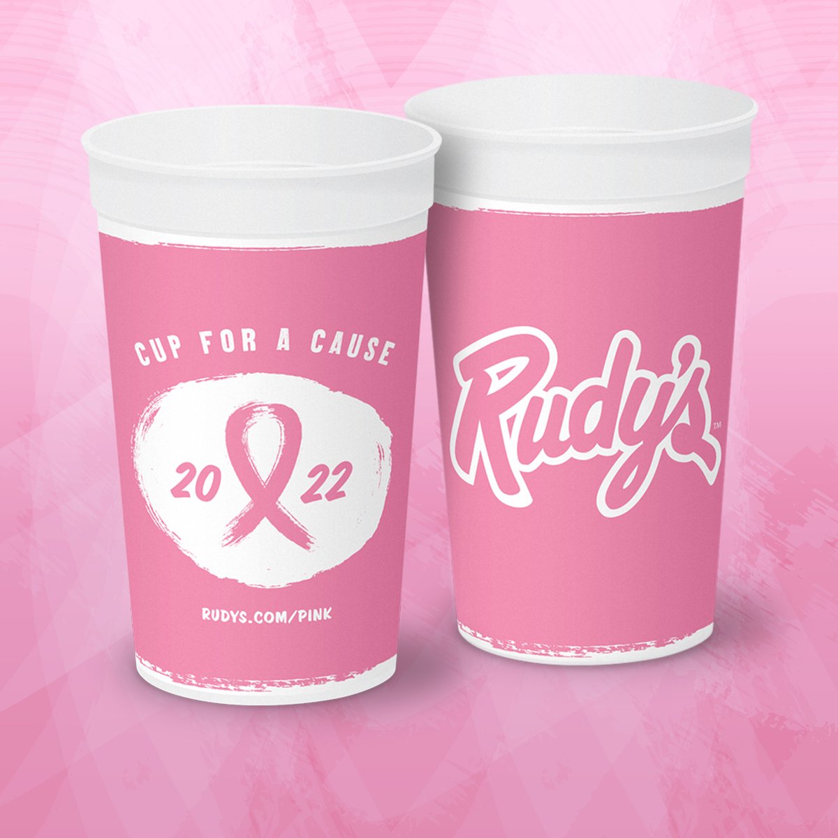 This is the last week you can take advantage of #rudysbbq #cupforacause You can support breast cancer research and treatment by grabbing a pink 32-ounce cup at participating Rudy's, donate $1 to UNMCCC and get a coupon for a free drink on your next visit.