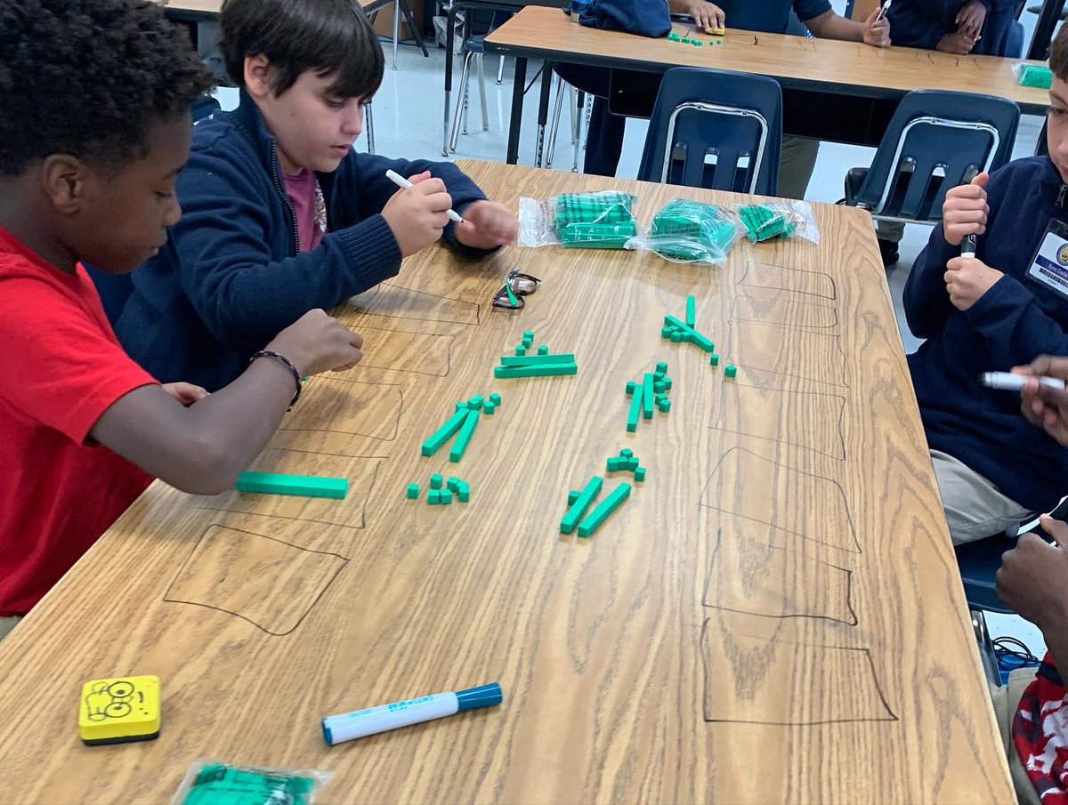 We love to “Spark our Learning” with hands on lessons to get our minds on math! <a href="/CollierES/">Collier Elementary</a> #math