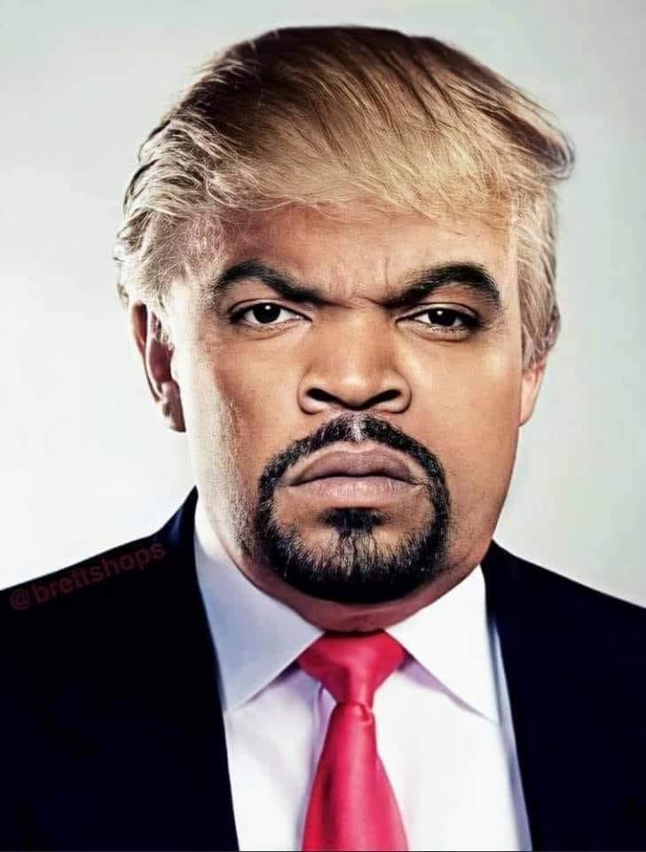 Here comes Ice Cube crawling from underneath his rock just before another election......