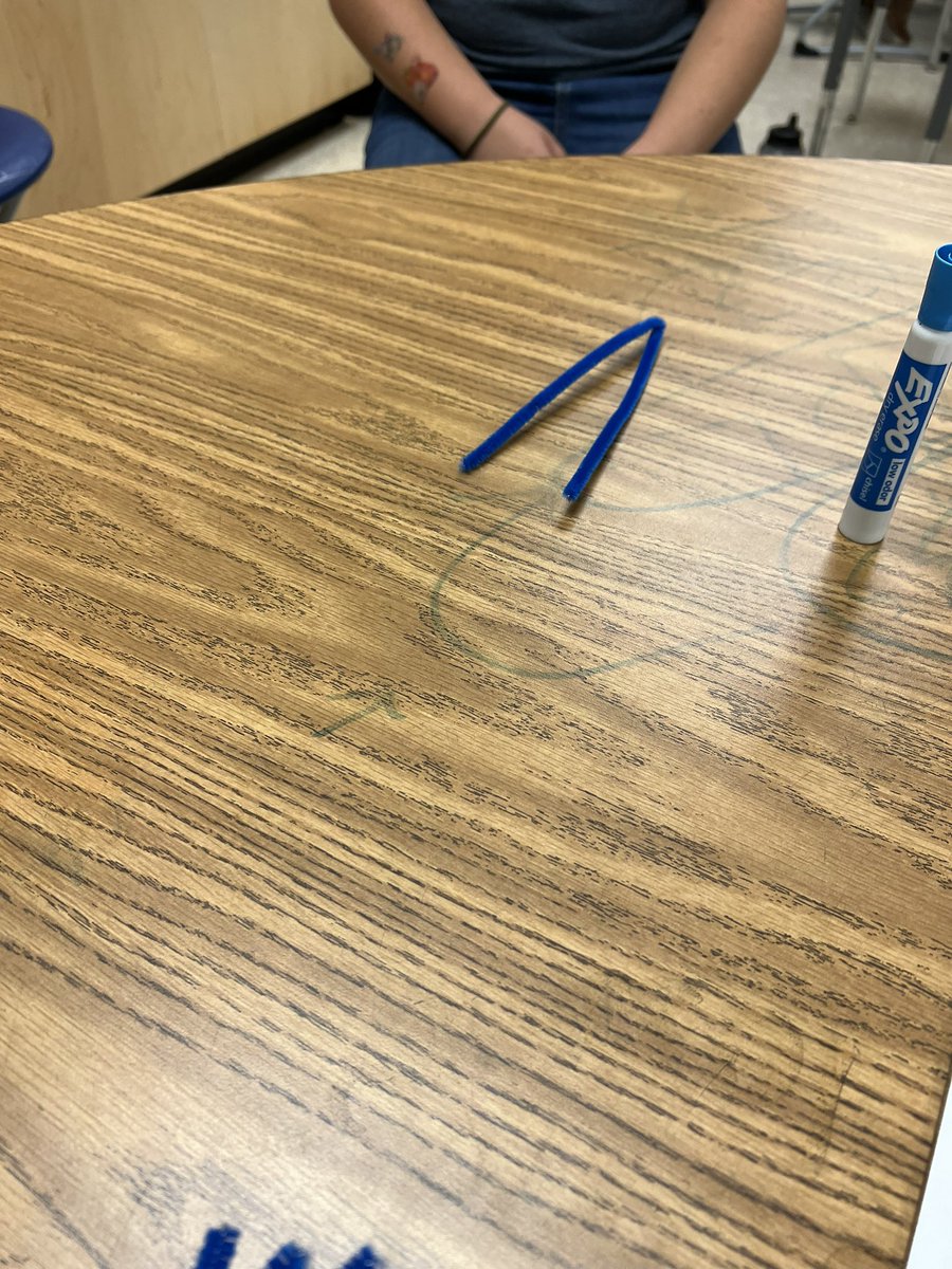 csg0623's tweet image. Hmmmm how can I make angles types concrete and hands on?!?! Pipe Cleaners to the rescue!!! Sometimes simple and easy works!! #5thgrademath #CRAmodel