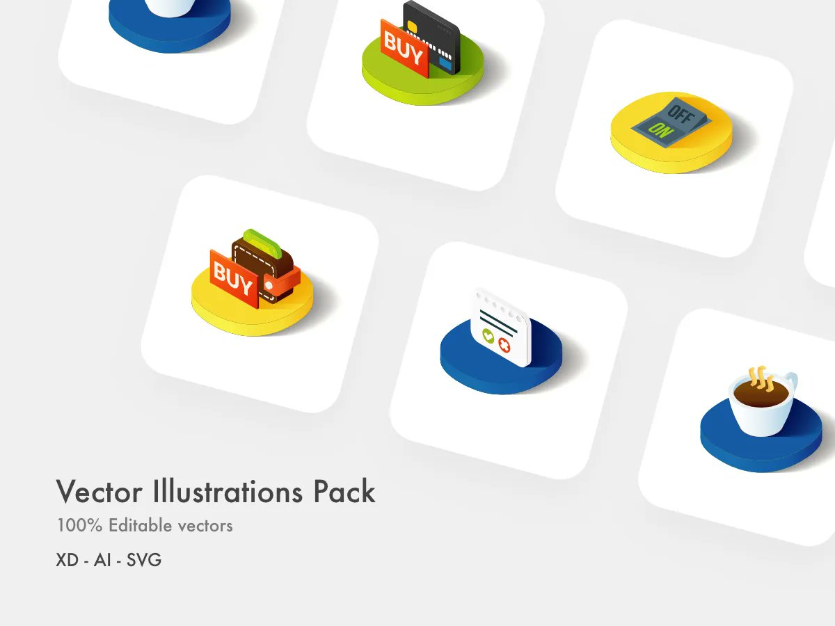Download Vector Pack Illustrationsmade by James Cruz at: 👉 uplabs.com/posts/vector-p…