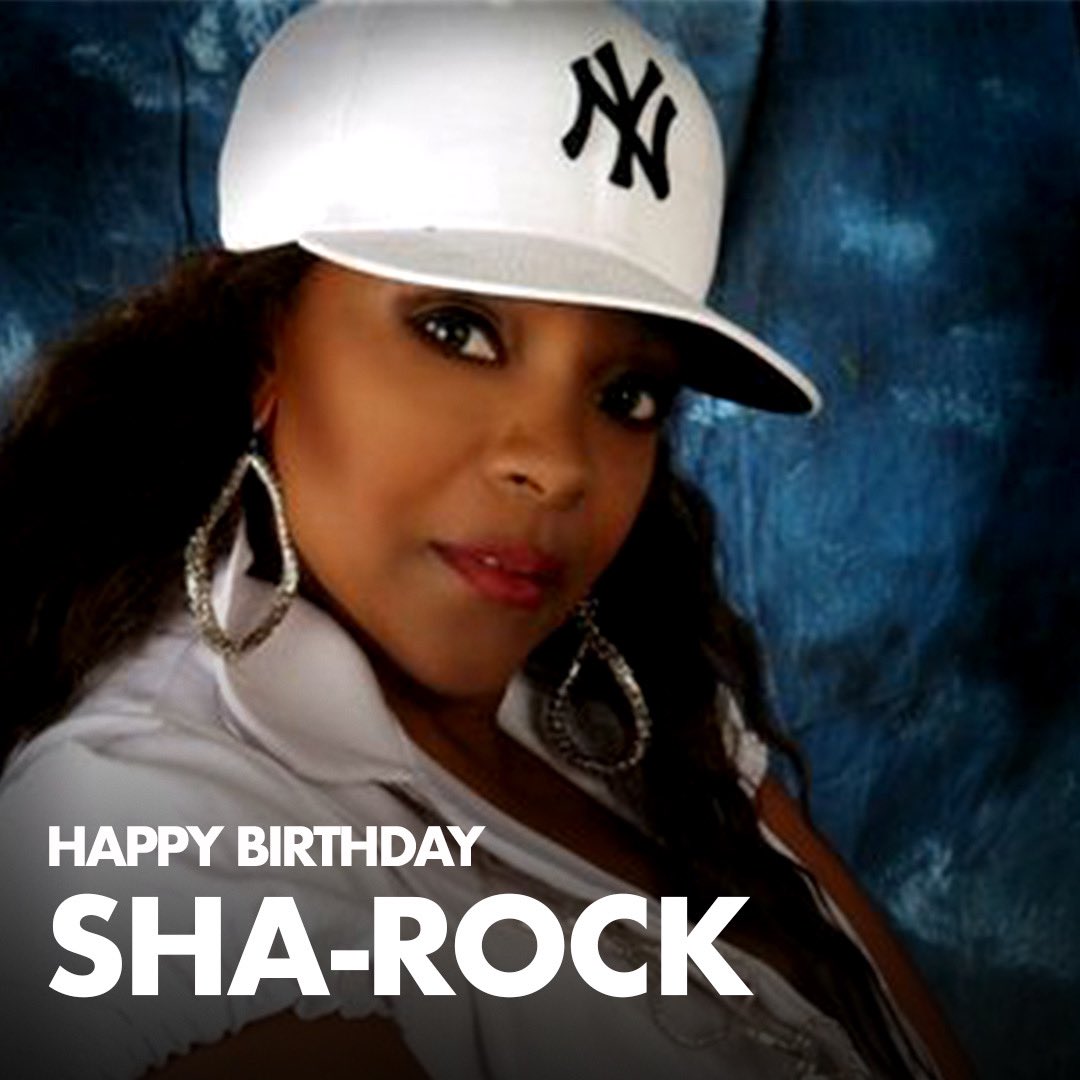 Happy Birthday @MCShaRock, the first female MC of Hip-Hop culture. Let's wish the iconic member of The Funky 4 a Happy Born Day!