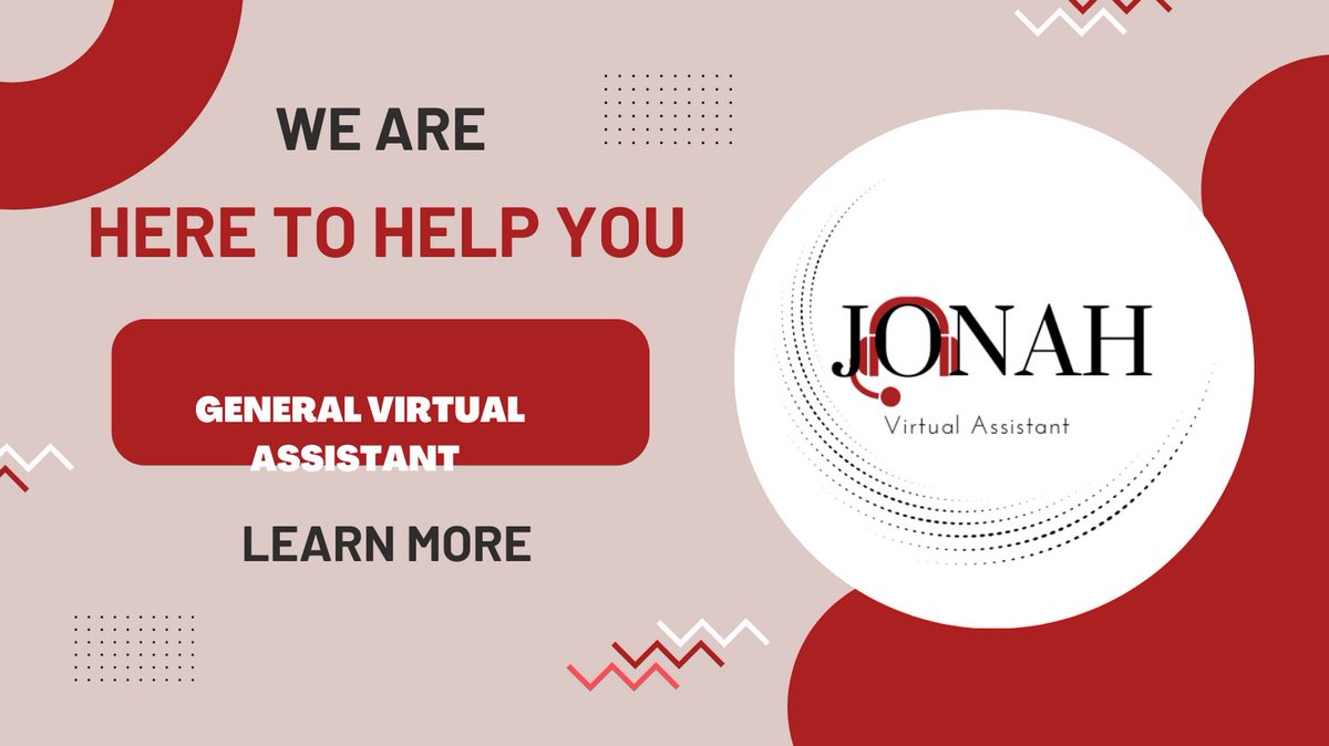 deverajonah's tweet photo. Virtual assistants provide a flexible, cost-effective way to meet administrative and marketing needs.
Find out more! ☺️ https://t.co/3hCAUjc9Ag
#virtualhelper https://t.co/v9Rmf49bUb