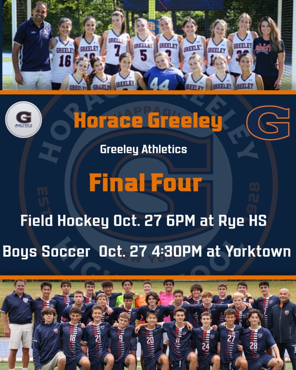 Greeley Field Hockey and Boys Soccer in Final Four