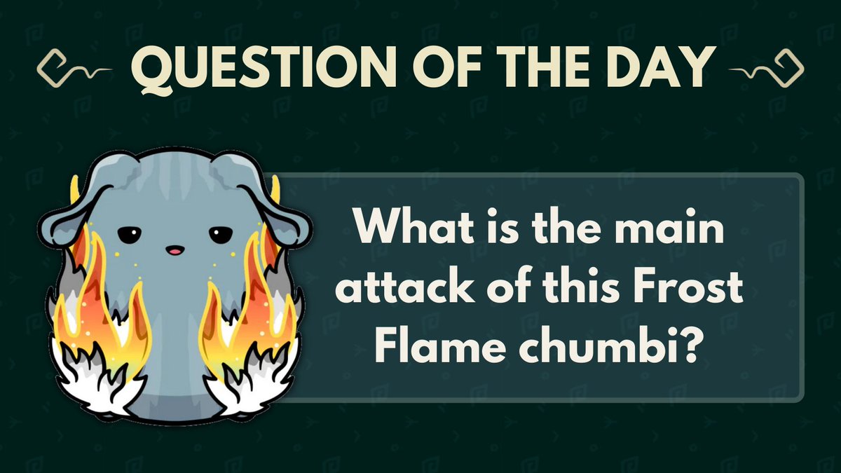 It's time for the Chumbi Valley Question of the day!
 
Please make sure to ❤️, RT and comment your answer with hashtags #SeedChumbi
#ChumbiValley
and post the proof (screenshot) to our discord for some Chumble coins!

#NFTgames #nftcommunity #Chumbi #NFT #nftgame #PlayAndEarn