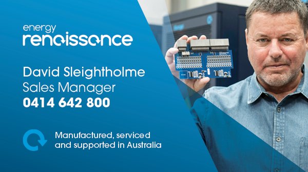 Looking for energy storage at @AllEnergyAU ? We’ll be at the show if you want to chat about the best value and most complete Australian made C&amp;I battery solution. Hit David up for a chat.

bit.ly/3eSScAR

 #AllEnergyAU #nrgrenaissance #australianmade #batteries