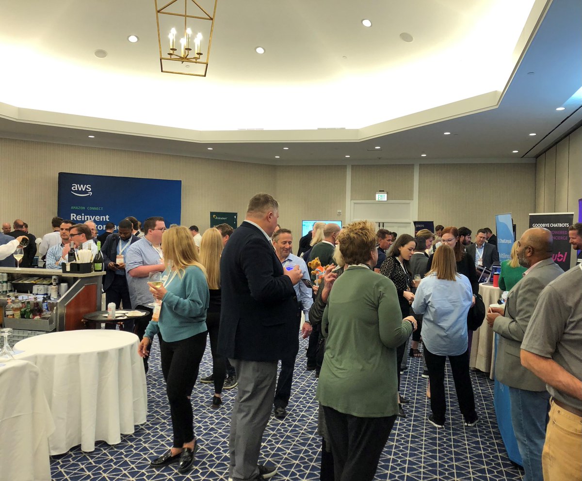 ExecsInTheKnow's tweet image. It's a full house at the #CRSCoronado Innovation Lab with our partners @awscloud, @cresta, @gladly, @amplifAI, @Concentrix, @IntradoCX, @interactionsco, @Beyondsoft_US, @Genesys, @teamhgs, @wearelaivly, @Zenerate_ai, @Intradiem, @teamknowbl, @PTPCX, @ChatLingual, and @CallMiner.