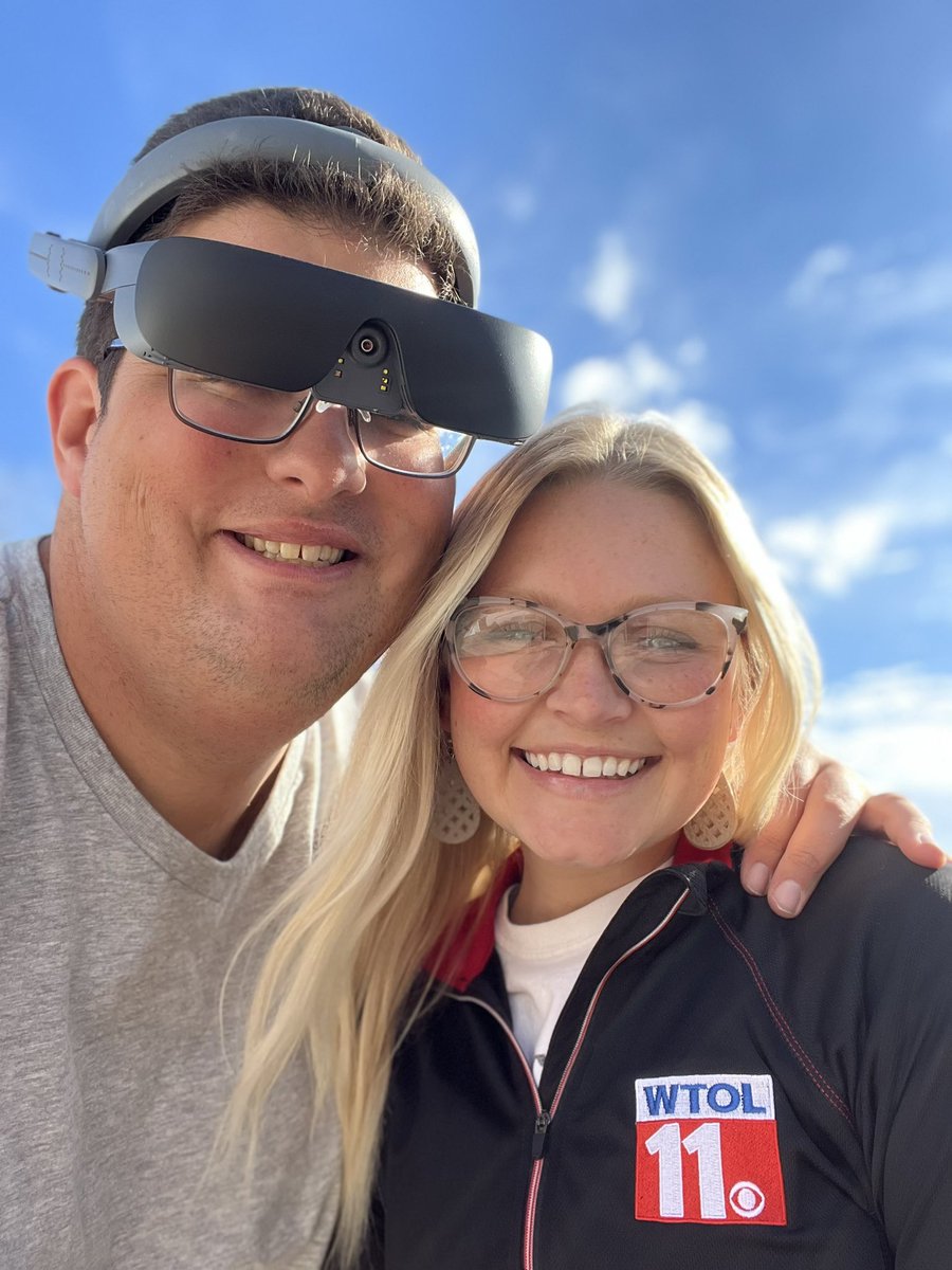 theesightguy's tweet photo. Catch my eSight TV interview with WTOL’s @madelynewatkins tomorrow 10-26-22 at 5am or a little after!!! On WTOL 11!! I will post a link to the story once it is published as well!! Thank you, @madelynewatkins for taking time to meet with me!! ♥️♥️ https://t.co/7C7XASfgJR