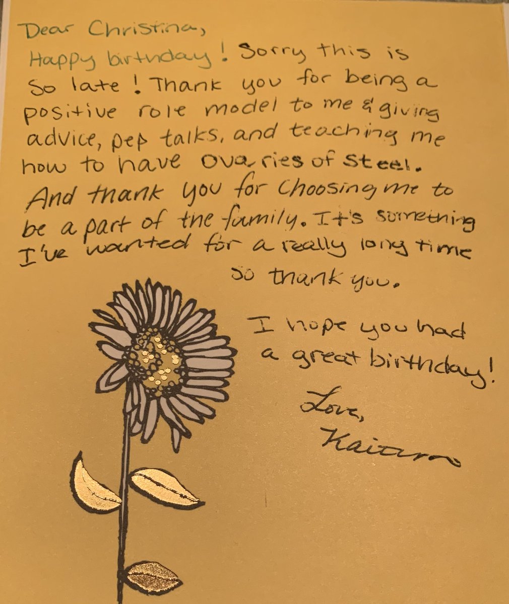 Doc_CCollins's tweet photo. If you ever want to know the value of fostering or adopting (especially teens), here it is. My heart is three times bigger from receiving this today…these kids deserve homes, families, and love. Yes, it hurts sometimes, but #getattached. #Foster because they’re worth it ❤️ https://t.co/ksrkE3BYtN