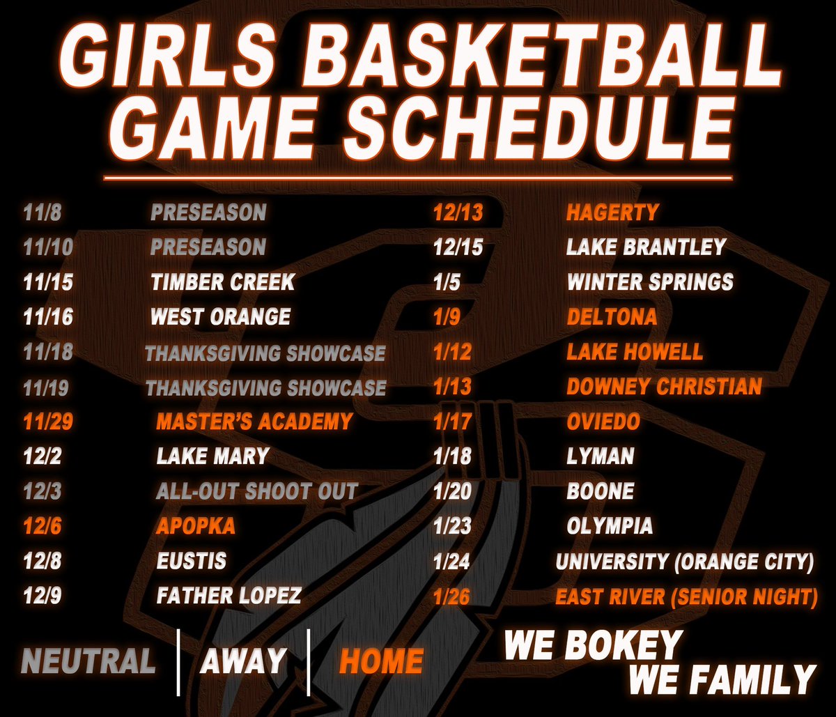 SeminoleGBB's tweet photo. Your 2022-2023 Varsity Girls Basketball Roster and Schedule! See you soon 😤 https://t.co/gFtWsTFQHY