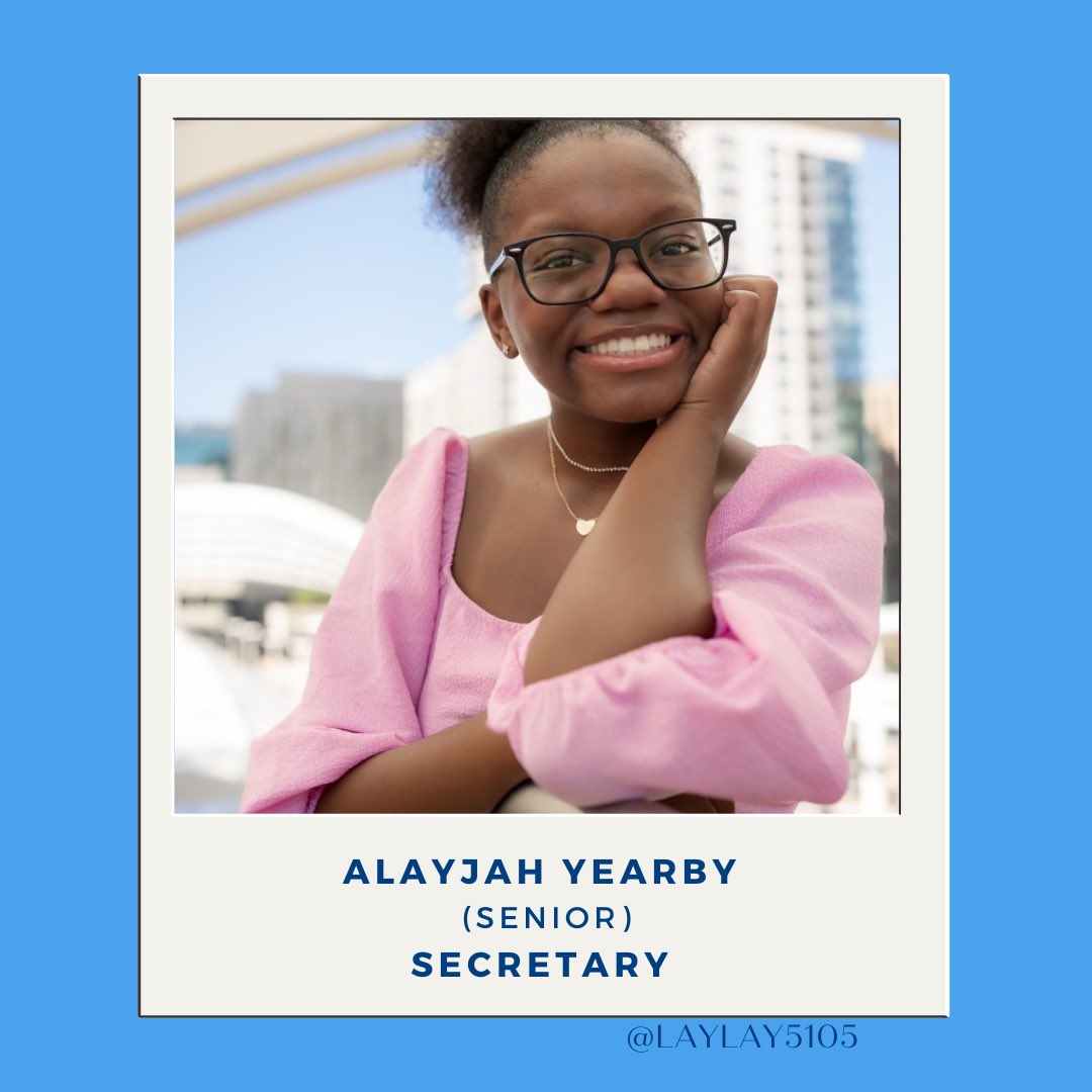 We’re kicking our week back to school with another Team Tuesday! 🔷 Alayjah Yearby is a senior and your DECA Secretary! 📝 Alayjah likes to travel and watch movies. She is looking forward to the going on the vail trip, and her favorite DECA memory was going to state last year! 💛