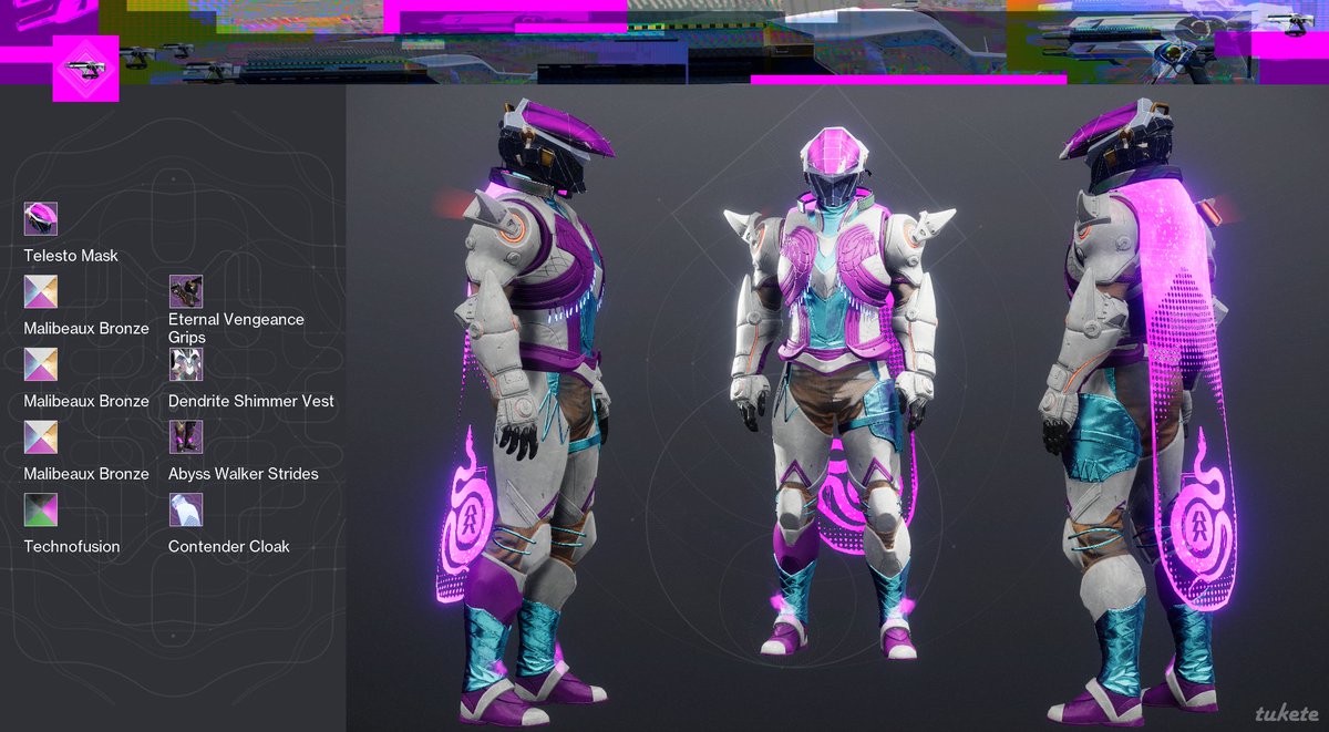 tukete3's tweet photo. fashion for second week Festival of the Lost. look at absolutely for sure working "telesto", little "blueberrie" and a majestic "empress"
#Destiny2 #ThreadsOfFright #destinyfashion #ThreadsOfLights
@DestinyTheGame @DestinyGameUK @Bungie @A_dmg04 @DirtyEffinHippy @Cozmo23 https://t.co/KwGhfmcUqa