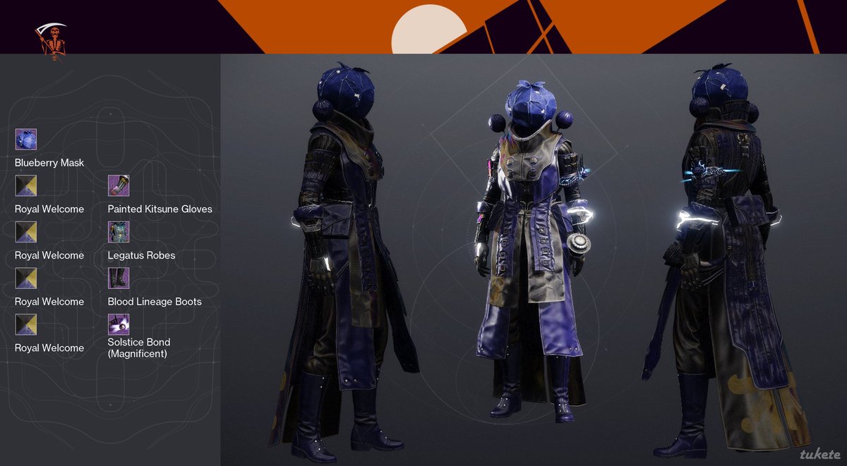 tukete3's tweet photo. fashion for second week Festival of the Lost. look at absolutely for sure working "telesto", little "blueberrie" and a majestic "empress"
#Destiny2 #ThreadsOfFright #destinyfashion #ThreadsOfLights
@DestinyTheGame @DestinyGameUK @Bungie @A_dmg04 @DirtyEffinHippy @Cozmo23 https://t.co/KwGhfmcUqa