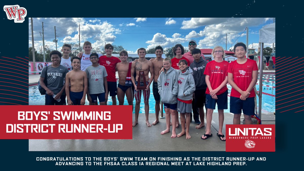 WPS_Athletics's tweet image. Congratulations to the boys' swim team on finishing as the District Runner-Up and advancing to the FHSAA Class 1A Regional Meet at Lake Highland Prep.