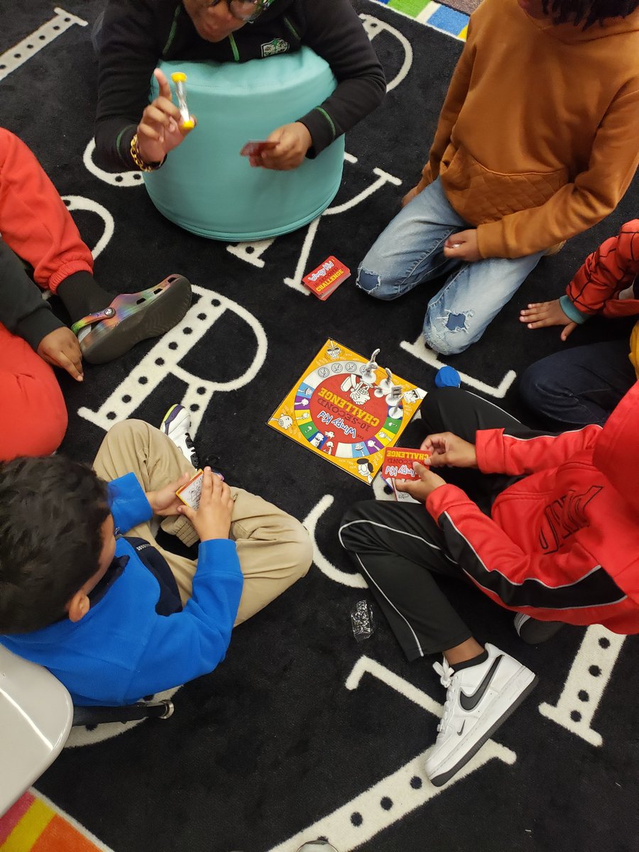 pcal1028's tweet photo. So @wimpykid new book came out today, naturally, we celebrated! #lifeinthelibrary #diperoverlode #10secondchallenge Thank you #donorschoose for helping me to get the game and book..the day it came out!! #teachertwitter https://t.co/unLBZEiZof