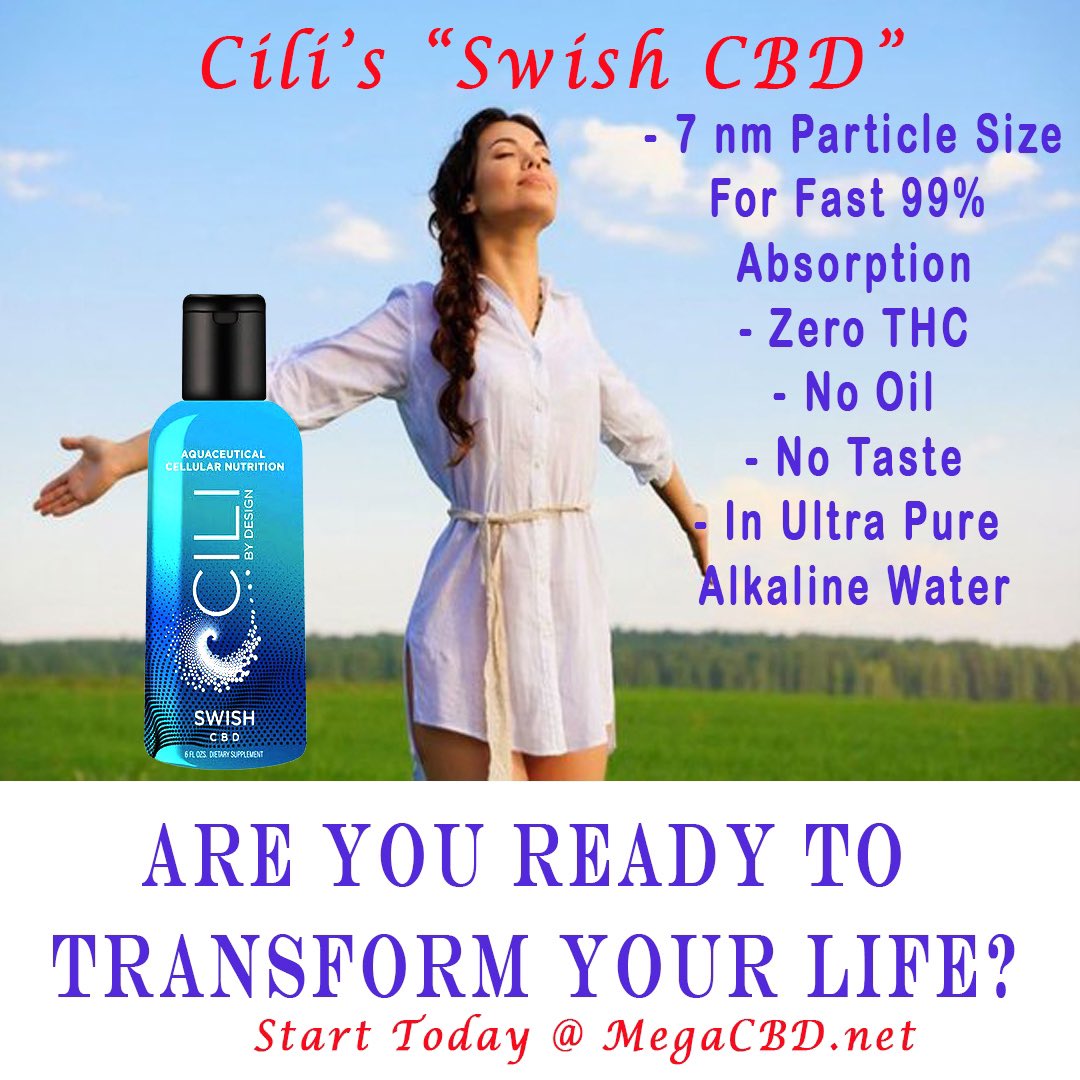 markallen53's tweet photo. “Swish CBD” is 50%|50% CBD/CBD in ultra pure alkaline water with 6 Nano meter particle size for 99% absorption!  No oil and no pesticides!  100% Organic!  https://t.co/Bp5AduFmUB https://t.co/ocHInSpL0Y