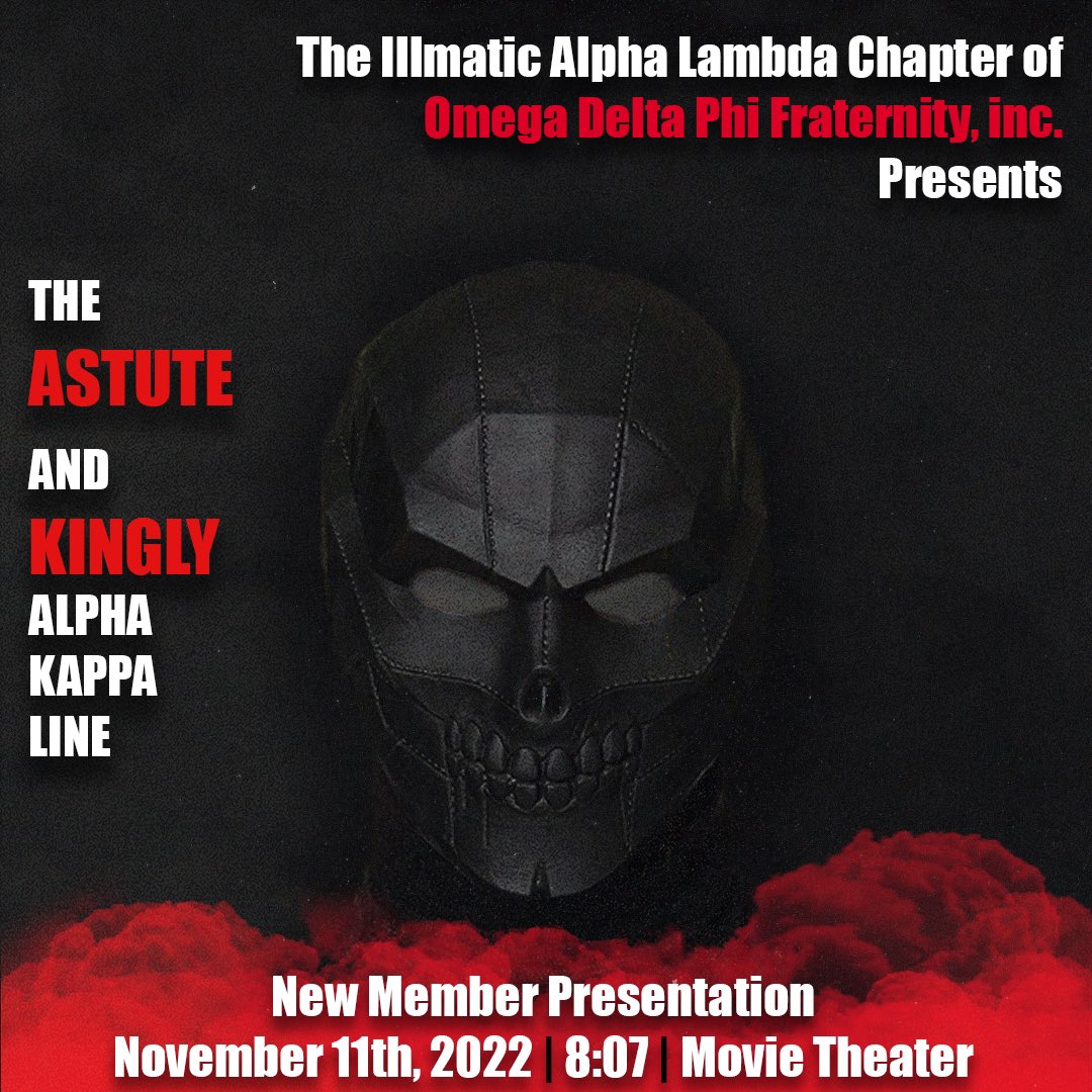 The Astute and Kingly Alpha Kappa line is here. Doors open at 7:30pm. We’ll see you there. 🛡⚔️
•
•
•
•
•
#sfa #sfasu #sfaodphi #SFA22 #SFA23 #SFA24 #SFA25 #SFA26