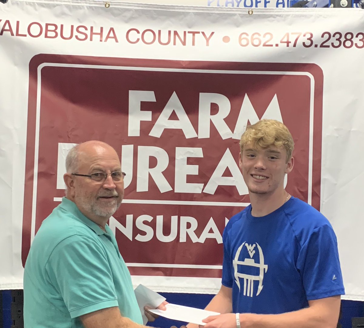 Congratulation Will Embry , Farm Bureau defensive POW vs Booneville
