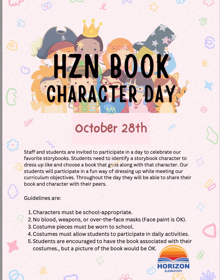 Book Character Day is this Friday!