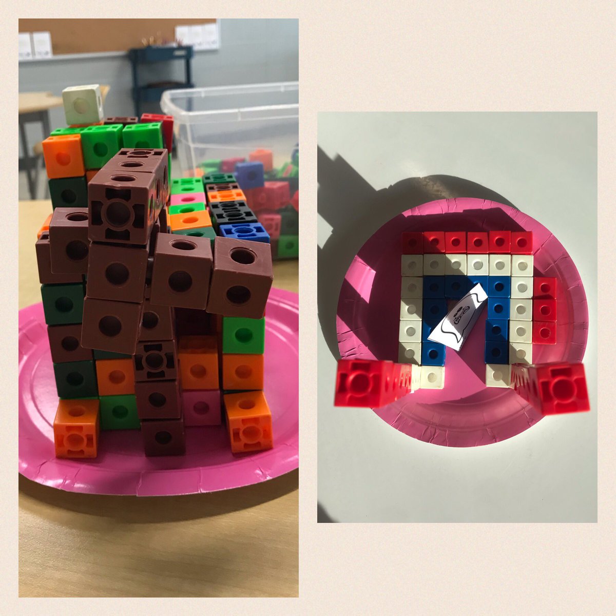 We had SO much fun tinkering with snap cubes today! Students worked in groups to build a spooky free-standing house… so many fabulous designs and details! They showed great perseverance… building and rebuilding to reinforce walls, add windows, trees, gates, doors, etc.
