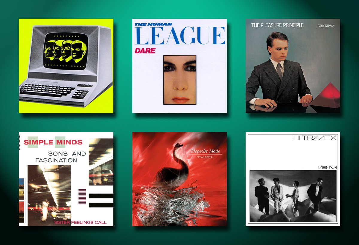 Which one's your jam? Part 2. #ClassicAlbums: 1. #ComputerWorld #Kraftwerk 2. #Dare #TheHumanLeague 3. #ThePleasurePrinciple #GaryNuman 4. #SonsAndFascination / #SisterFeelingsCall #SimpleMinds 5. #SpeakAndSpell #DepecheMode 6. #Vienna #Ultravox