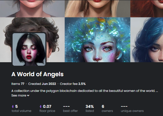 Dreamland_Oasis's tweet photo. 25 Angels left in the World of Angels Collection
https://t.co/rnhxzoJ8i8
0.09 ETH on Polygon
All proceeds will be donated to Make A Wish Philippines for kids with terminal illness as well as single mothers with child care.

#DreamlandOasis #NFTCommunity  #NFTs https://t.co/LGEqnukaqS