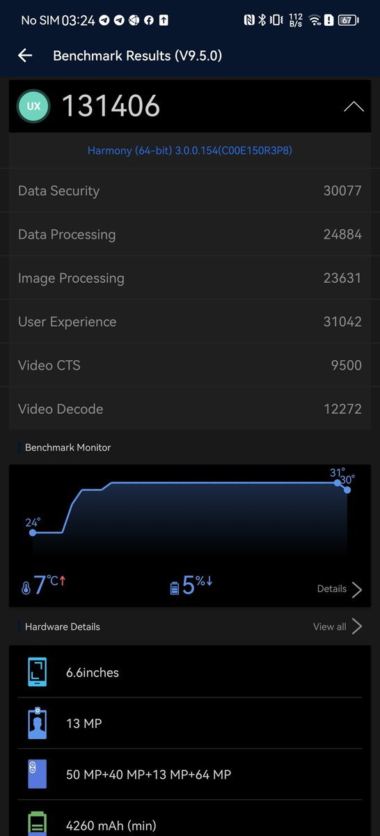 fabrizio_degni's tweet image. Hello, I ran #Antutu Benchmark V9 with #HarmonyOS2 and the latest #HarmonyOS3... 👍
#HuaweiP50Pro #CapturedOnHuawei #ranking @HCNewsroom @HCNewsroom @Huawei_devs
