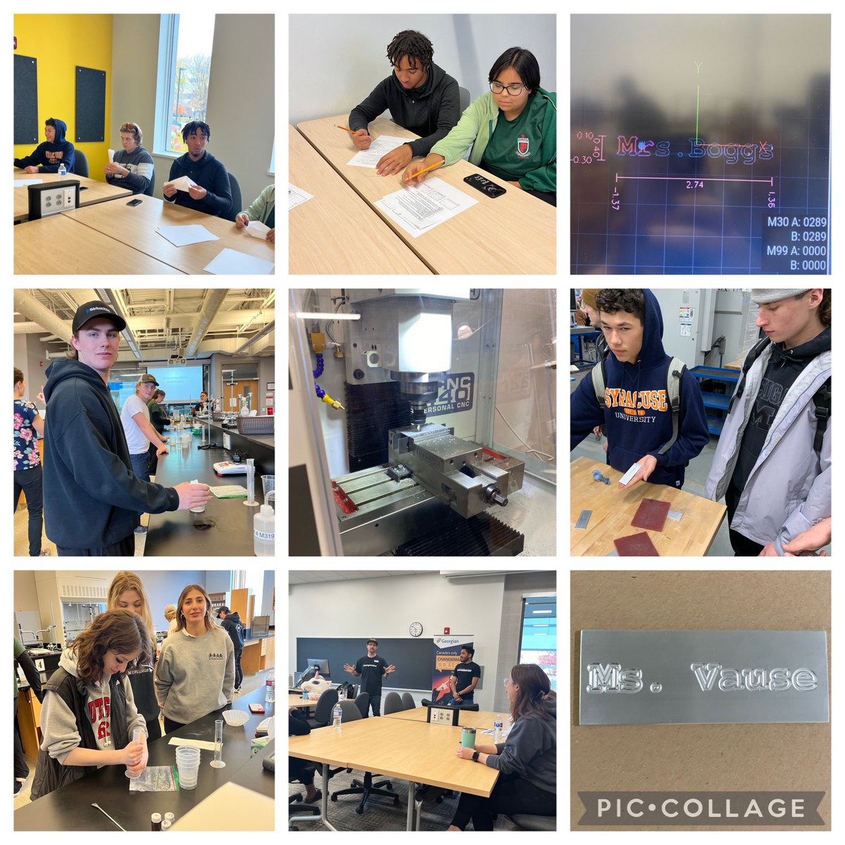 SMCDSB_ElemGuid's tweet photo. Thank you @georgiancollege for incl. us in Program Highlight Day! We enjoyed learning about your awesome programs with @pforillia students! @pforillia should be so proud- PF students were friendly, respectful and engaged. @OYAP_SMCDSB @SMCDSB @kbarban_kb @SMCDSB_SHSM #swci https://t.co/Tgvzu26Dz5
