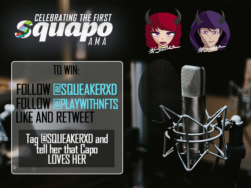 capotvgaming's tweet photo. After @squeakerXD and me had our first @ApeironNFT #ama , It made me freefall even more madly in love with her beautiful whole🥰, so throwing 3 Foonie #NFT s your way through this #squapo #giveaway. Tag her and tell her that I love her, follow us, 🤎 and RT. #web3 #crypto #love❤️🔥 https://t.co/THy0yMkl77