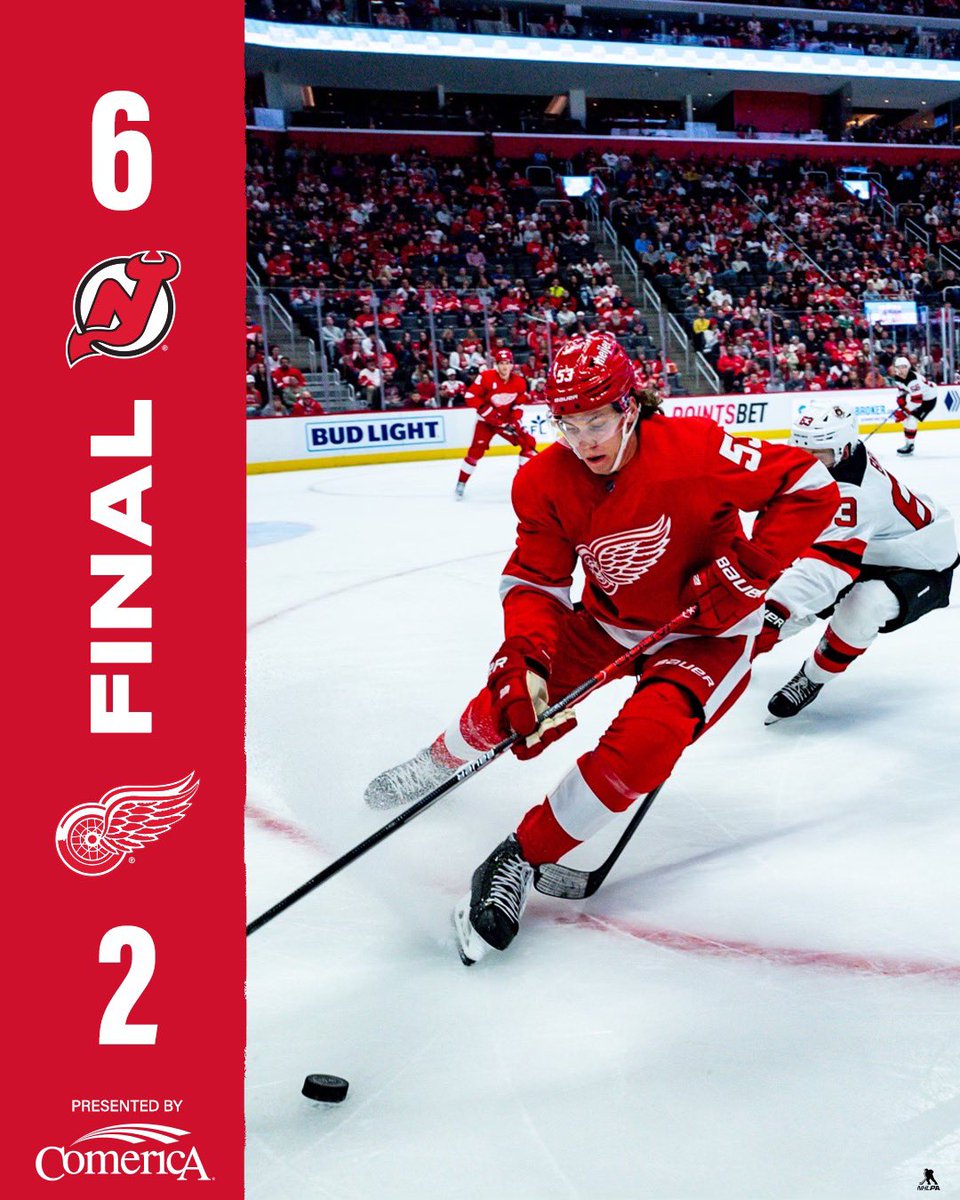 DetroitRedWings's tweet photo. Final. https://t.co/ECLZH3gk1b