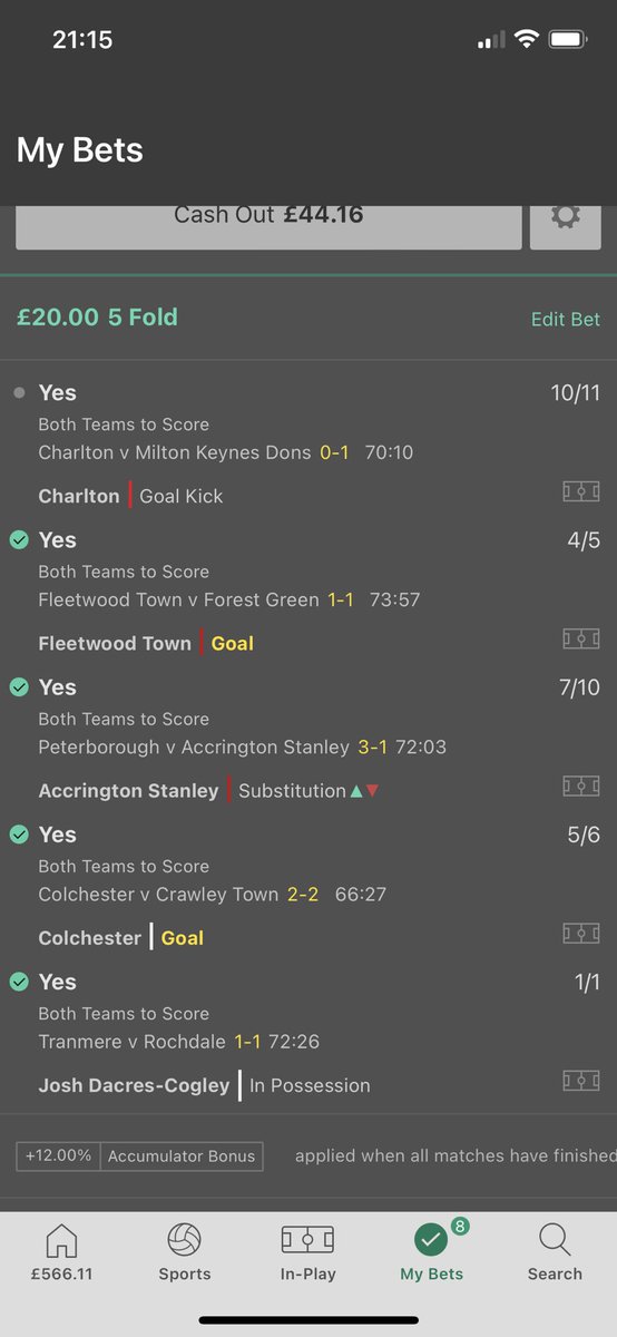 royglen1's tweet photo. @FootyAccums Shite bags not scoring , player sent off after 65 😡 https://t.co/gT4vAZjMVr