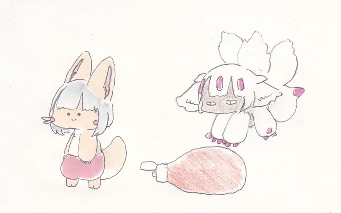 んなにケチャップを。#イラスト #メイドインアビス 