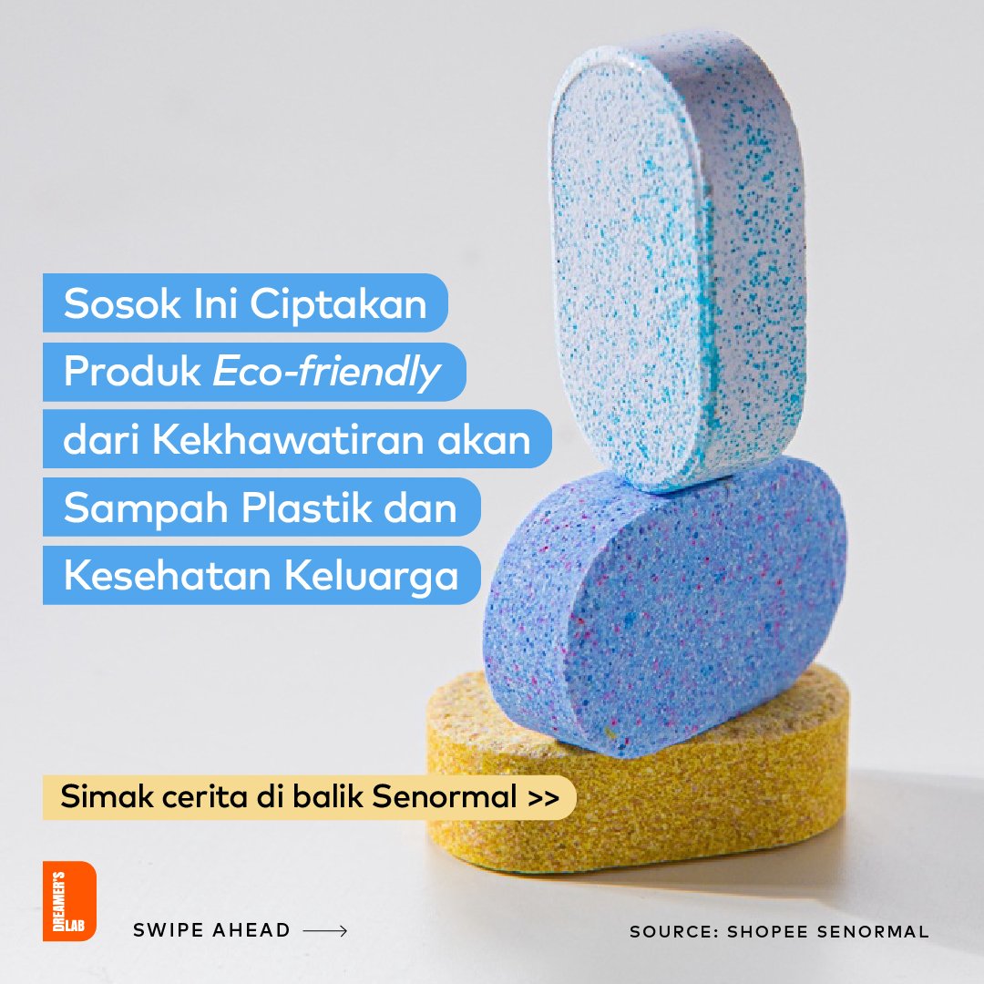 dreamers_lab's tweet photo. Diawali dari kekhawatiran akan keluarga dan lingkungan, 'Senormal' yang dicetuskan Devi Yolanda dapat dinikmati banyak orang &amp; bantu jaga lingkungan!

Menurutmu, selain Devi Yolanda, siapa sosok atau business owner lain yang tak kalah inspiratif? Share di kolom balasan! https://t.co/7rhjebDwr6