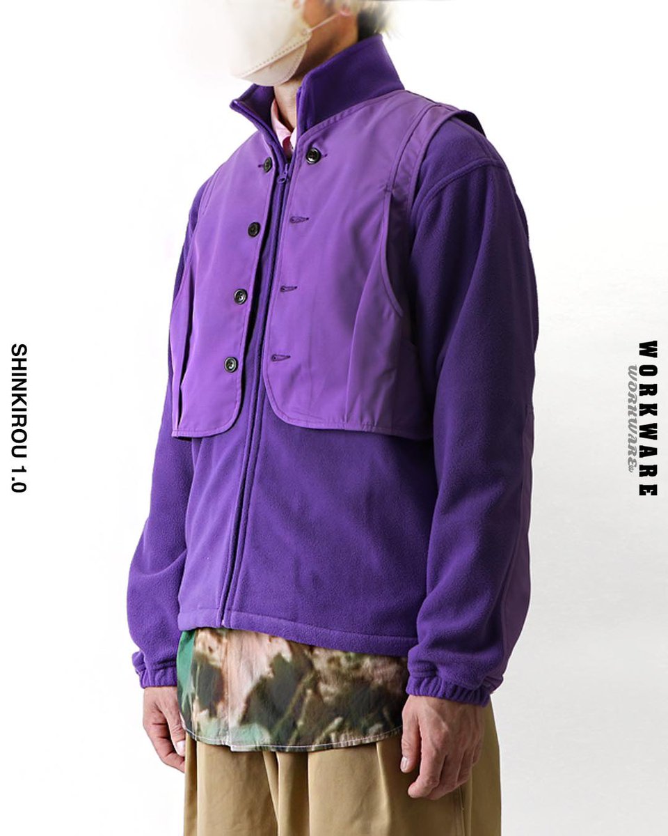 1Shinkirou's tweet photo. - WORKWARE -
・
Fleece Field Set-up Jacket
・
Color :
- OLIVE GREEN
- PURPLE
・
Size : S. M. L.
・
Price : ¥39,600
・
https://t.co/Z54SPGRmM7
・
#WORKWARE https://t.co/10Rl0BYWOE