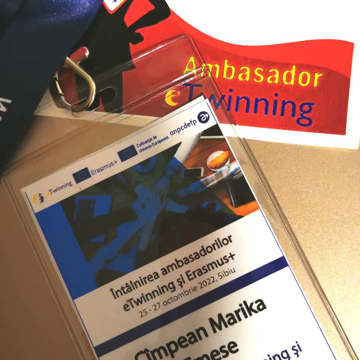 EmeseCimpean's tweet photo. eTwinning ErasmusPlus ambassadors' annual meeting, Sibiu, 2022. A time to reconnect, to share, to plan, to inspire.
#AmbasadorErasmus #AmbasadoreTwinning #ESEP #EUEsep #eTwinningAmbassador #eTwiam #passion #community https://t.co/KI1TAVqfW1
