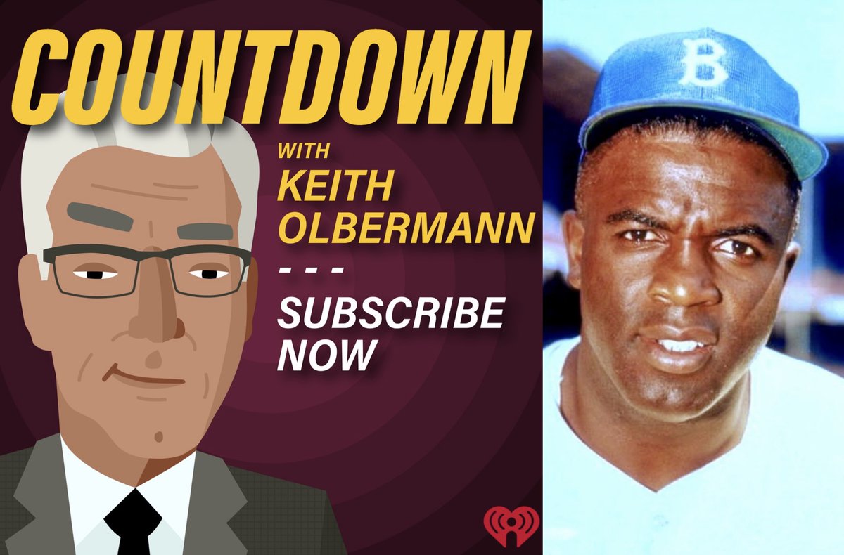 KeithOlbermann's tweet photo. Baseball's World Series Shame: For the first time since 1950 (since Jackie Robinson's 4th season) the number of African-American players in this year's "Fall Classic" will be ZERO.

Plus: WHY do political things keep getting worse?

WEDNESDAY'S COUNTDOWN: https://t.co/MDwuXLcUuH https://t.co/rCXHsJByxd