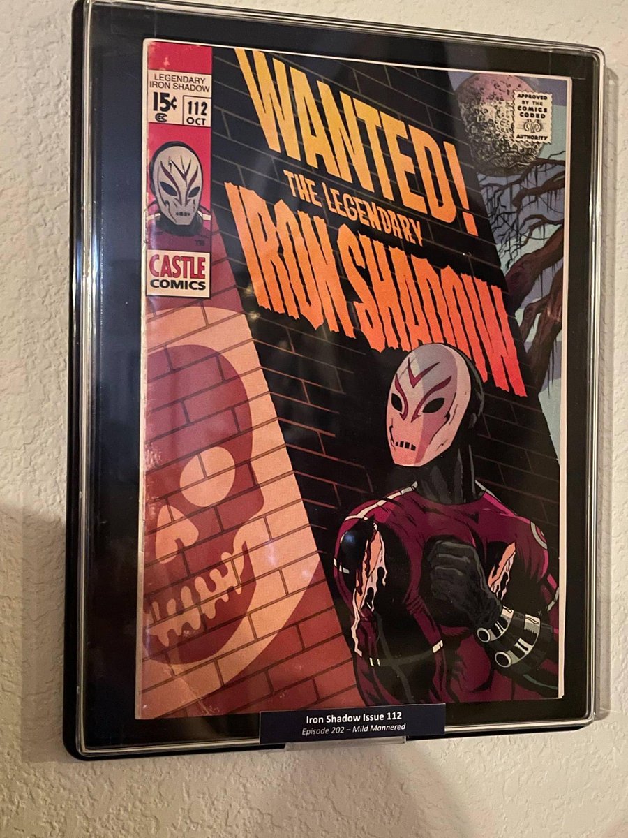 MarkJensen1's tweet photo. As I continue my #Warehouse13 collection tour here is some Iron Shadow love...

Here is the Iron Shadow issue Pete finds at the comic shop in Mild Mannered and the Iron Shadow comic Amanda gives Pete in Queen for a  Day.
#rebootwarehouse13  Cause I need “Just One More” https://t.co/FIlIGpPqPU