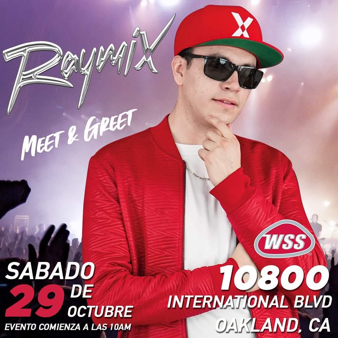 ClubRaymixULO's tweet photo. MEET AND GREET
Save the date 29/OCT @raymixmusic #Oakland #California #meetandgreet #Raymix #chiquisrivera  #electrocumbia @Chiquis626 https://t.co/HuSgnOA2EW