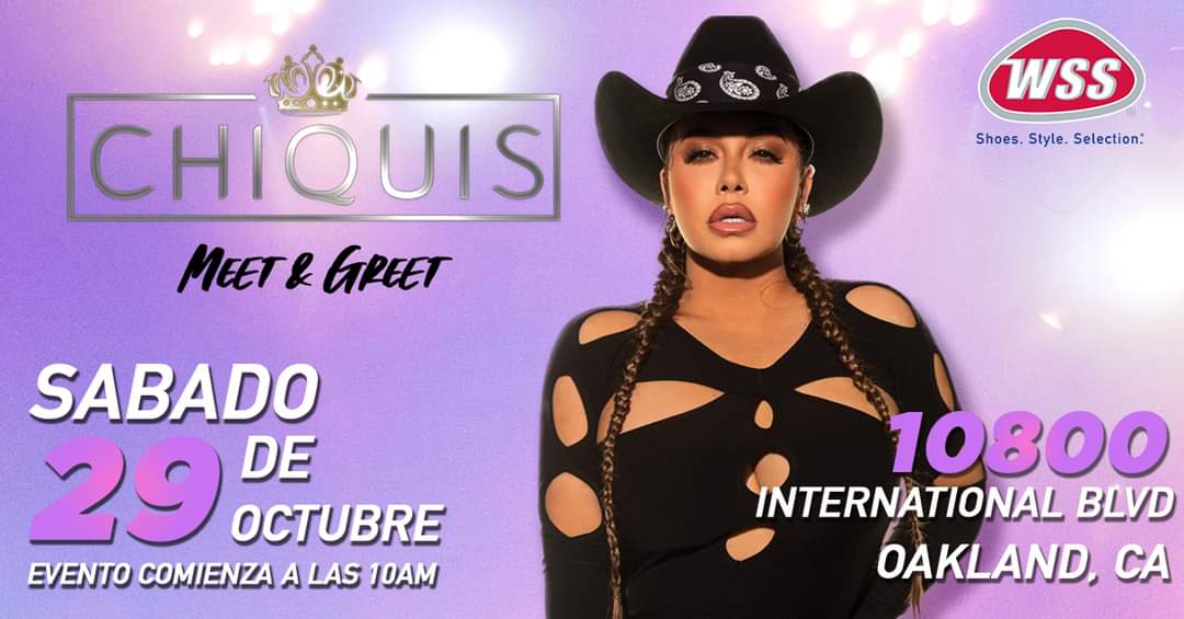 ClubRaymixULO's tweet photo. MEET AND GREET
Save the date 29/OCT @raymixmusic #Oakland #California #meetandgreet #Raymix #chiquisrivera  #electrocumbia @Chiquis626 https://t.co/HuSgnOA2EW