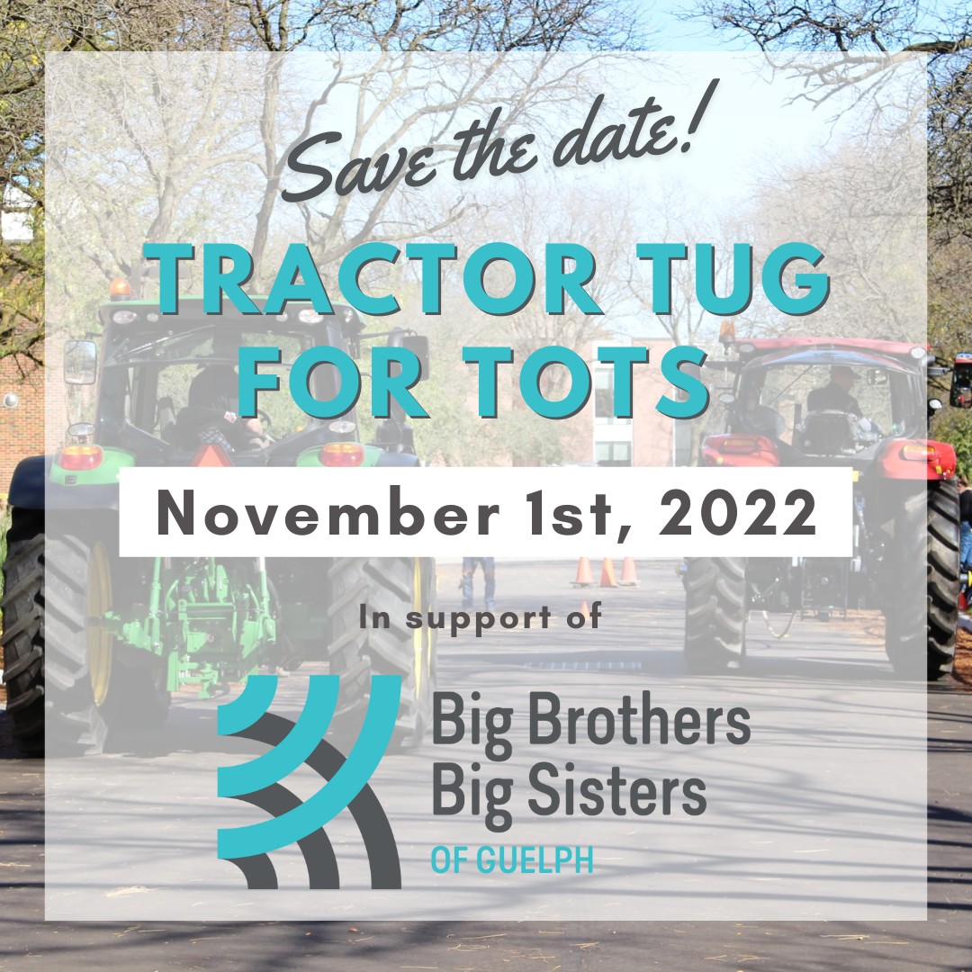 OACAlumni's tweet image. OAC Tractor Tug For Tots is BACK and IN-PERSON this year! We look forward to putting a team together to help raise money for @BBBSGuelph!!
It is going to be a great event, and we are so proud to the see @OACAggies giving back to the community!
#AggieSpirit #TTFT2022