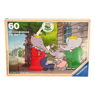 Vintage #Ravensburger Babar Sunday Outing Jig Saw Puzzle 60 pc Sealed New 1990 4005556095971 | eBay buff.ly/3FdI9AY #Babar #puzzles