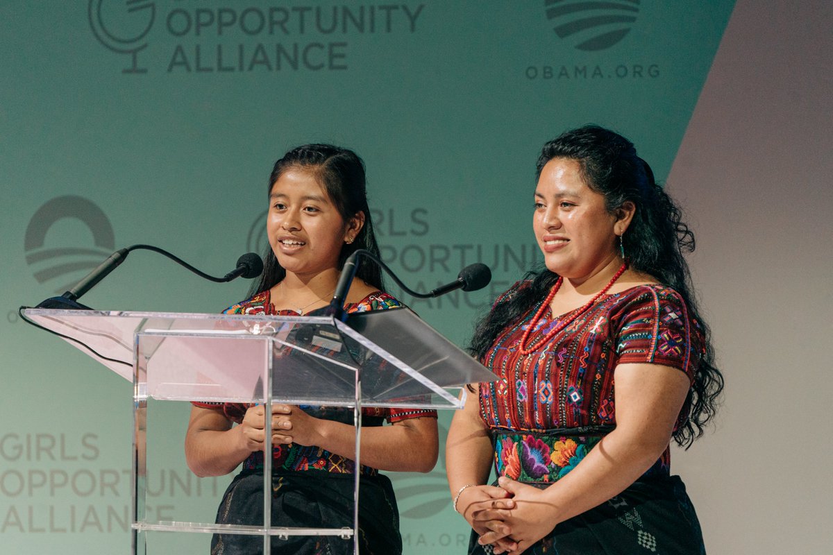 Vilma and Maria Florinda shared how @Maia_Impact, an organization in the Girls Opportunity Alliance Network, works to empower indigenous girls in Guatemala.

“The whole world opens up when you listen to a girl.” 

#GetHerThere