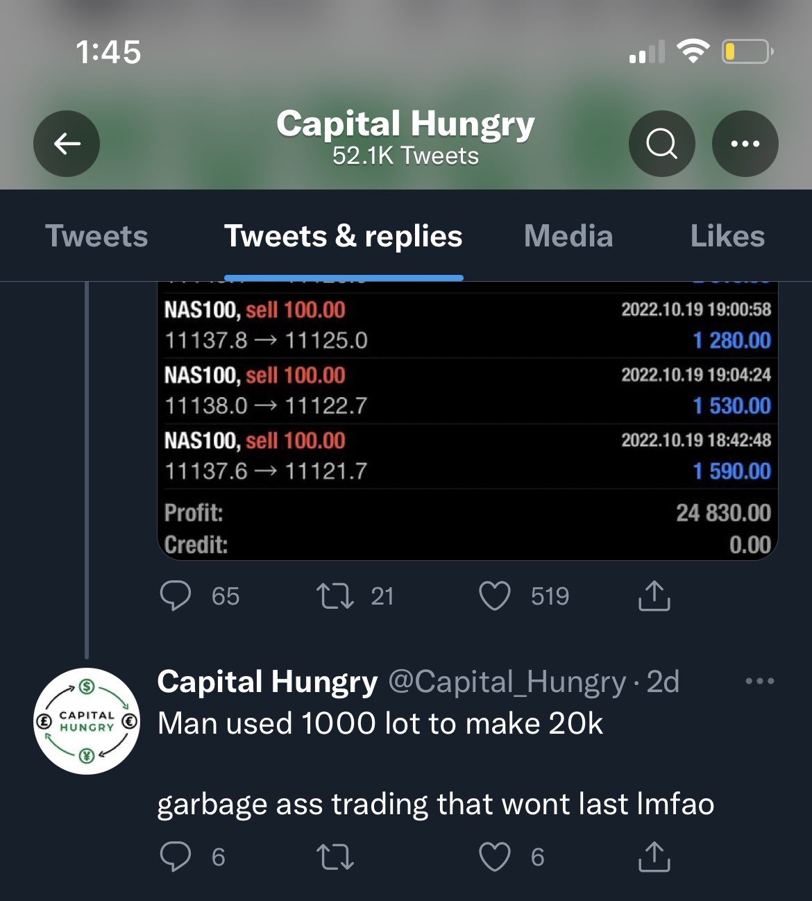 Alyse the MV on Twitter "marsh_SF 2 idk care how “good of a trader